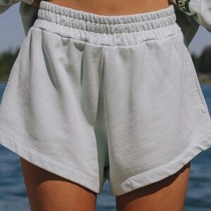 Daily Drills Soft Gray Women's Athletic Shorts